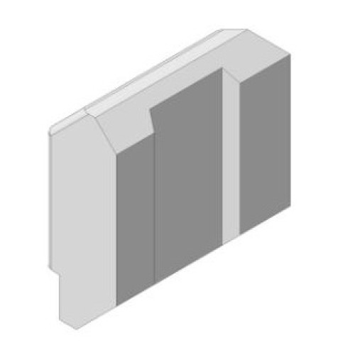 Šamotová deska přední pravá KV DYNAMIC R 3G S 55.44.42.21  